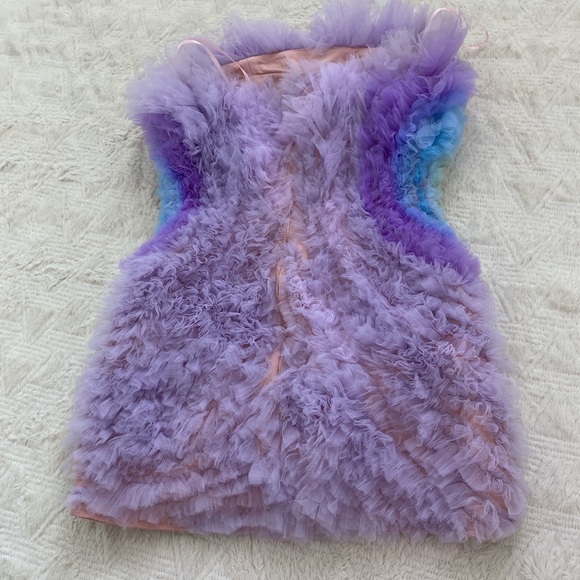 Lirika Matoshi rainbow tulle heart dress - Picture 5 of 8